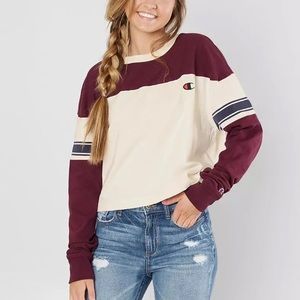 WMNS L CROPPED CHAMPION LONG SLEEVE